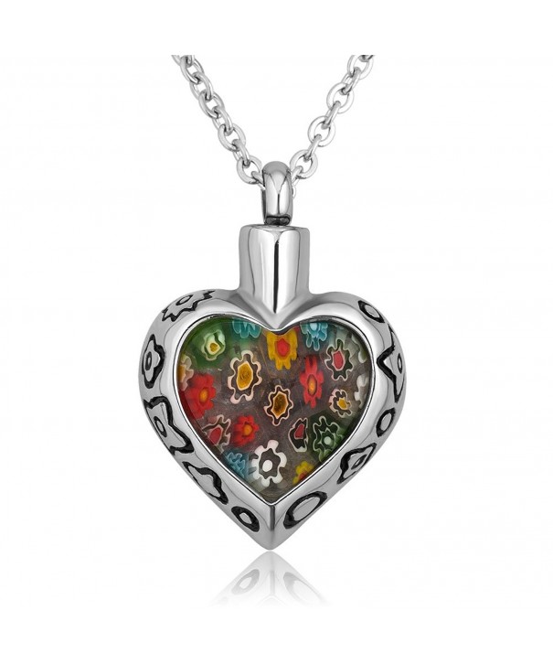 Locket Colorful Necklaces Cremation Jewelry