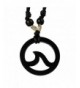 Circle Pendant Kamagong Adjustable Necklace