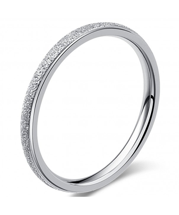 Womens Stainless Finish Wedding Engagement