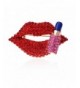 TEEMI Fashion Lipstick Brooch Women