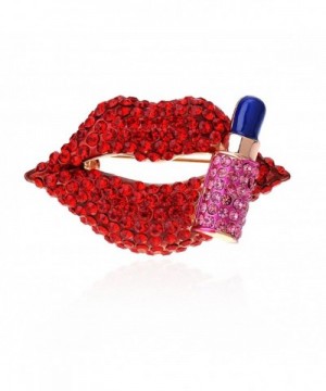 TEEMI Fashion Lipstick Brooch Women