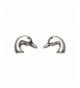 Small Sterling Silver Duck Earrings