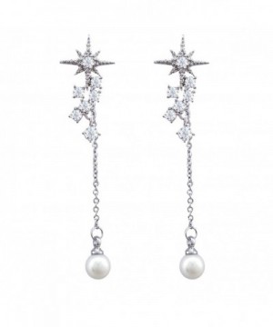 SELOVO Flower Simulated Earrings Zirconia