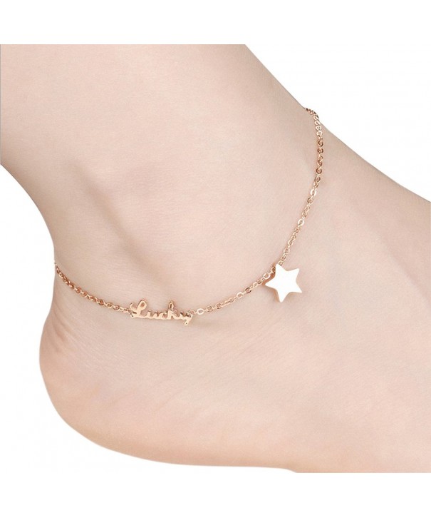 megko Ankle Bracelets Stainless Ankles