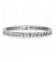 Stunning Round Zirconia Tennis Bracelet