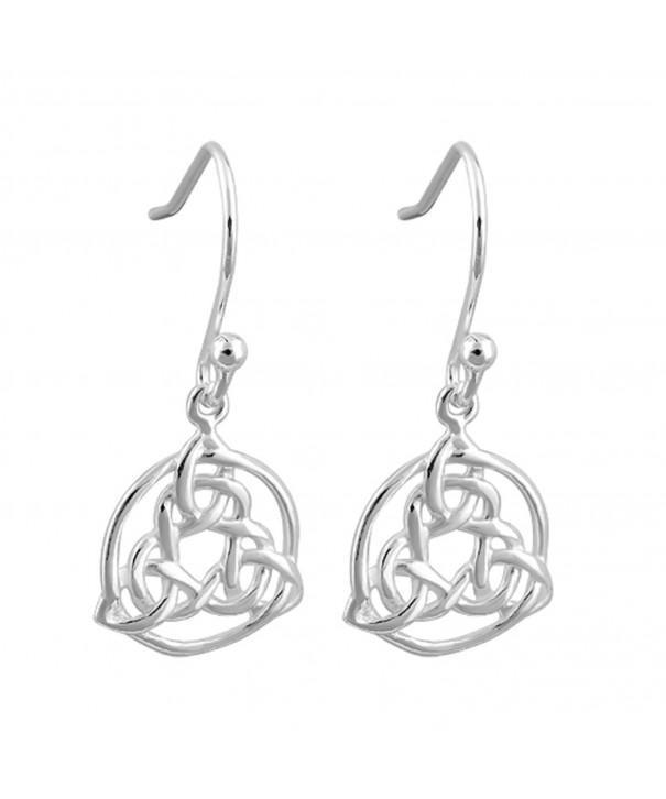 Sterling Trinity Distinct Fish hook Earrings