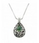 DianaL Boutique Filigree Pendant Necklace