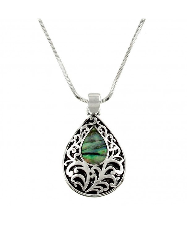 DianaL Boutique Filigree Pendant Necklace