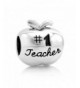 Sterling Silver Teacher Apple Bracelet