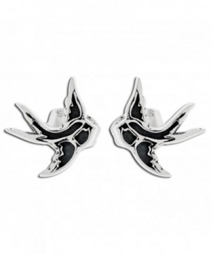 Swooping Sparrow Surgical Steel Earrings