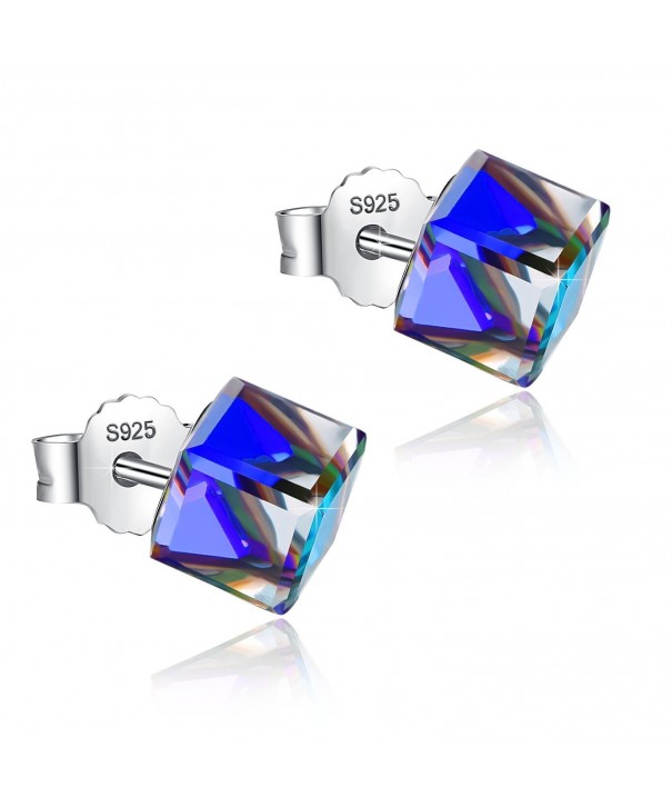 Sterling Hypoallergenic Earrings Swarovski Crystals