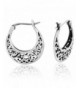 Sterling Silver Inspired Filigree Earrings