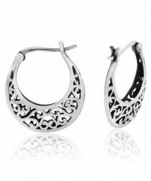 Sterling Silver Inspired Filigree Earrings