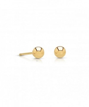 Earrings Comfortable Friction Diameter yellow gold