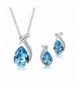 T400 Jewelers Waterdrop Necklace Swarovski