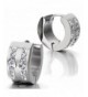 Classic Huggie Earrings Stainless Zirconia