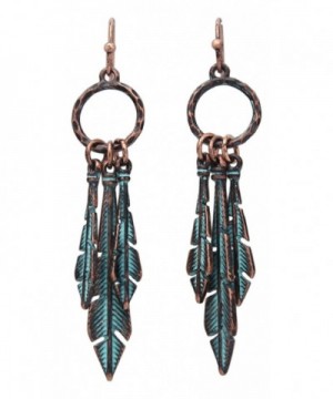 Rain Jewelry Triple Feather Earrings