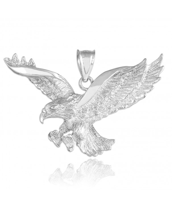 Sterling Silver Flying Eagle Pendant