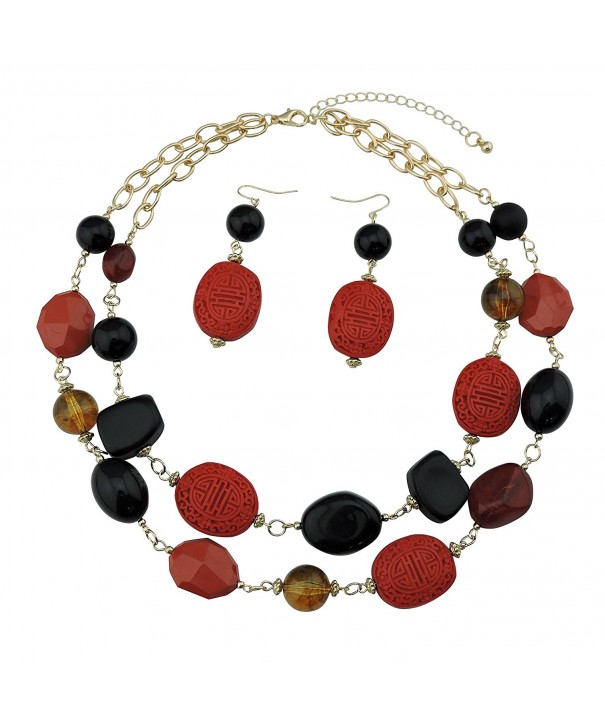 Statement Chunky Fashion Necklace Earring