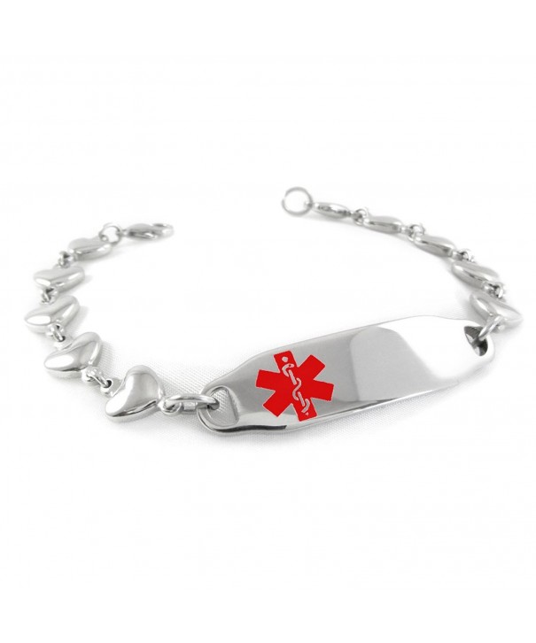 MyIDDr - Pre-Engraved & Customized Women's DNR Medical Alert ID ...