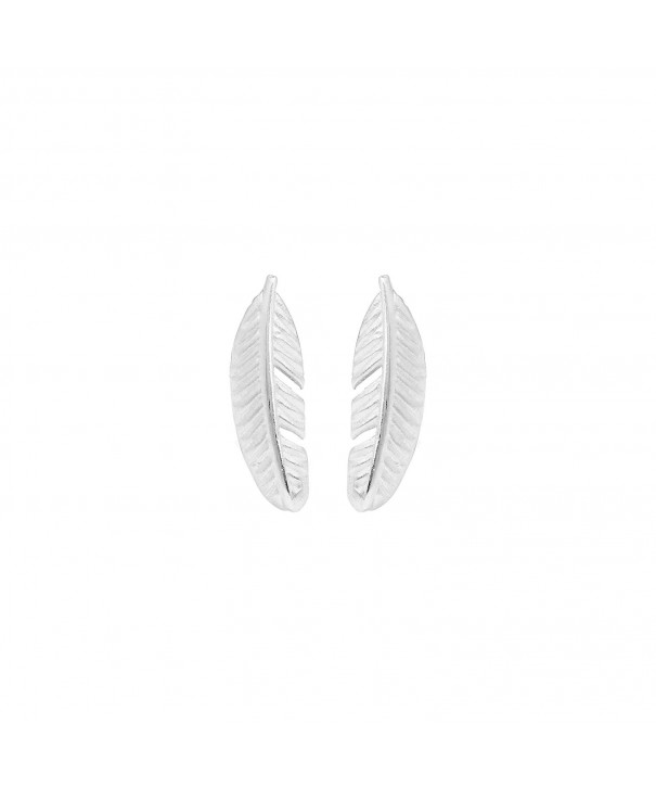 Boma Sterling Silver Feather Earrings