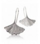 Sovats Ginkgo Earring Sterling Rhodium