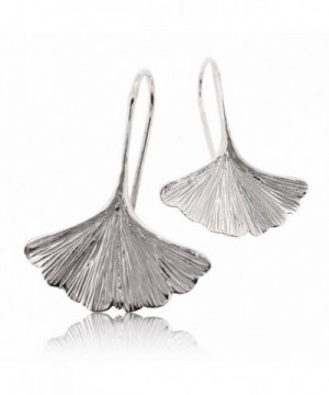 Sovats Ginkgo Earring Sterling Rhodium