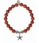 EvaDane Natural Gemstone Starfish Bracelet