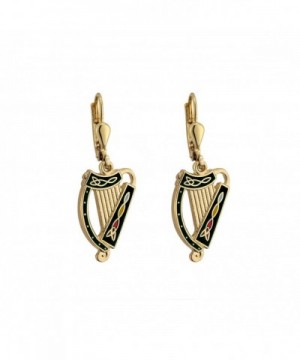 Irish Earrings Plated Black Ireland