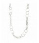 Sterling Silver Round Circle Necklace