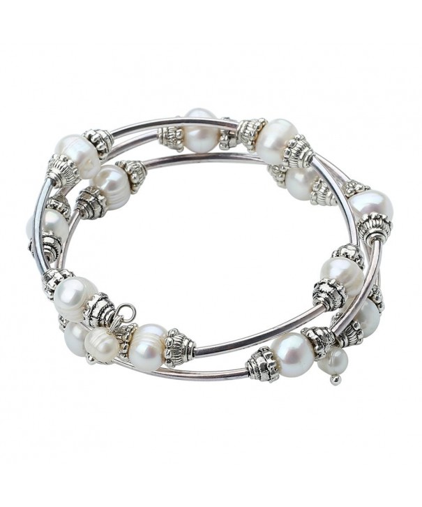 Stackable Freshwater Cultured Pearls Bracelet