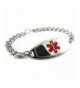 MyIDDr Pre Engraved Customized Allergy Bracelet