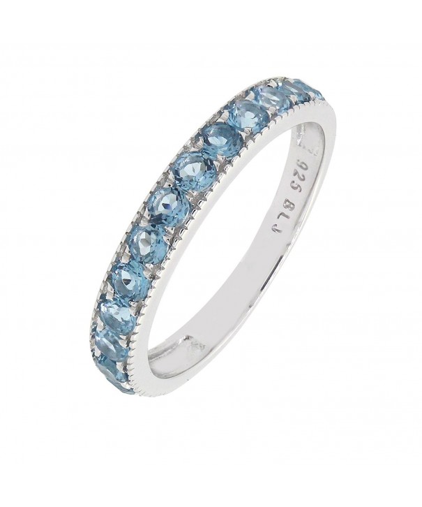 Sterling Silver Genuine Stackable Eternity