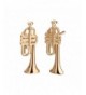 Classic European Fashion Earrings Trumpet