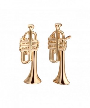 Classic European Fashion Earrings Trumpet