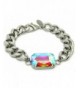 Zbella Crystal Chunky Stainless Bracelet
