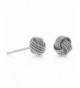 Sterling Silver Twisted Knot Earring