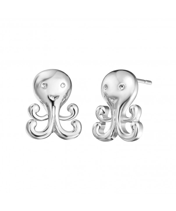 Octopus Earrings Jewelry Piercing Friends