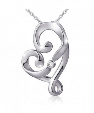 Sterling Silver Infinity Pendant Necklace