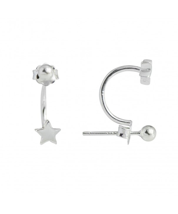 Wicary Sterling Silver Barbell Earring