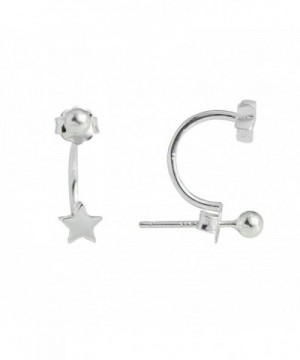 Wicary Sterling Silver Barbell Earring