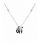 EVER FAITH Sterling Zirconia Necklace