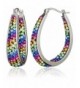 Carly Creations Crystal Rainbow Earring