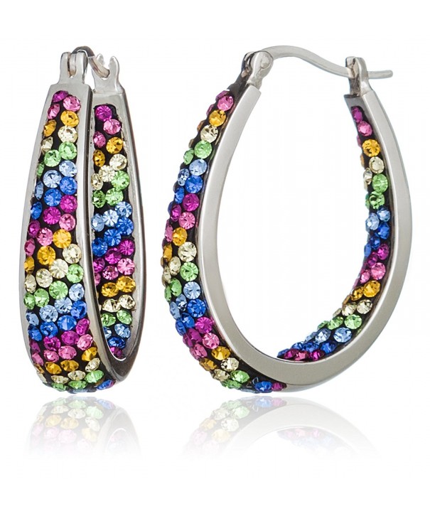 Carly Creations Crystal Rainbow Earring