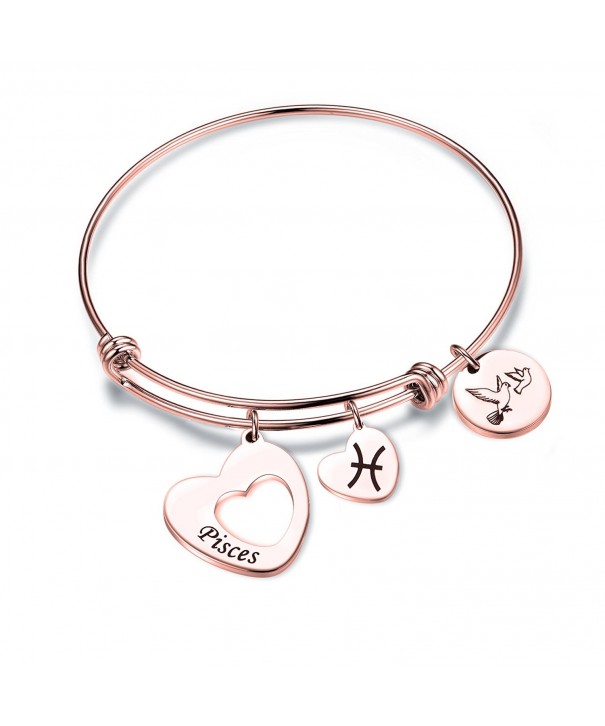 Maofaed Zodiac Constellation bracelet Pisces Rose