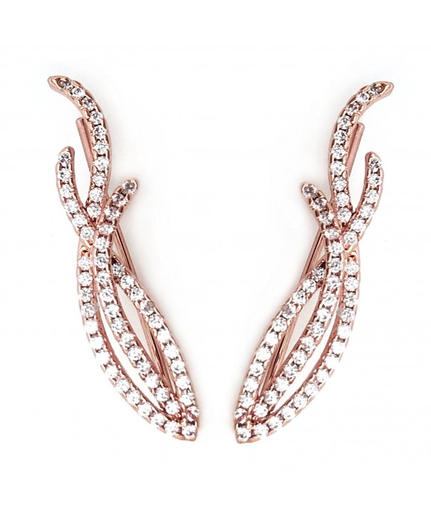 Earrings Climber Crawler Plated Fashion