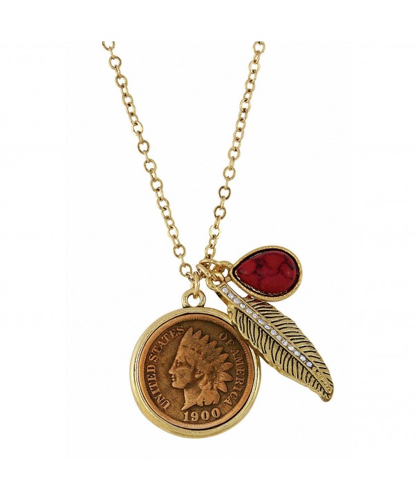 American Coin Treasures Indian Necklace