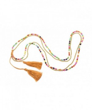 Colorful Necklace Bracelet Strings Statement