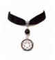 Black Velvet Choker Necklace Pentagram