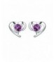 BEYLEG Sterling Heart shaped Earrings BE 45